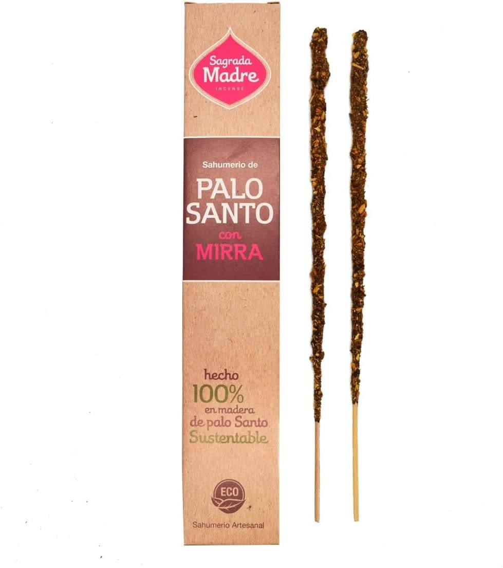 *Palo Santo con Mirra* Incenso Naturale 100% Sostenibile ed Ecologico Sagrada Madre