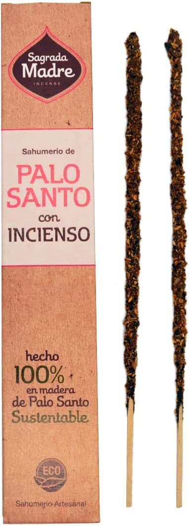 *Palo Santo con Incenso* Incenso Naturale 100% Sostenibile ed Ecologico Sagrada Madre