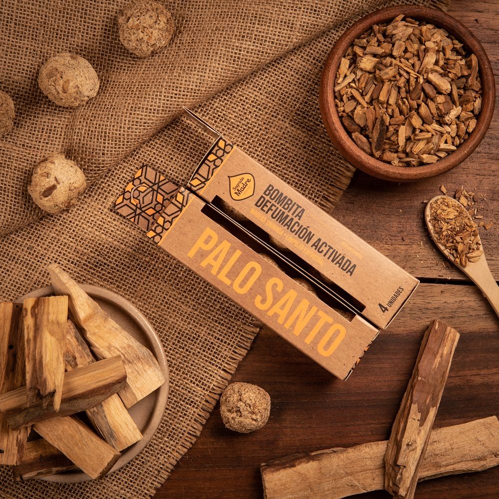 *Palo Santo* 4 Bombitas Smudge 100% Biologiche alle Erbe Naturali - Sagrada Madre