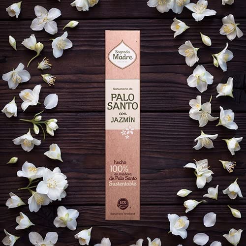 *Palo Santo con Gelsomino* Incenso Naturale 100% Sostenibile ed Ecologico Sagrada Madre