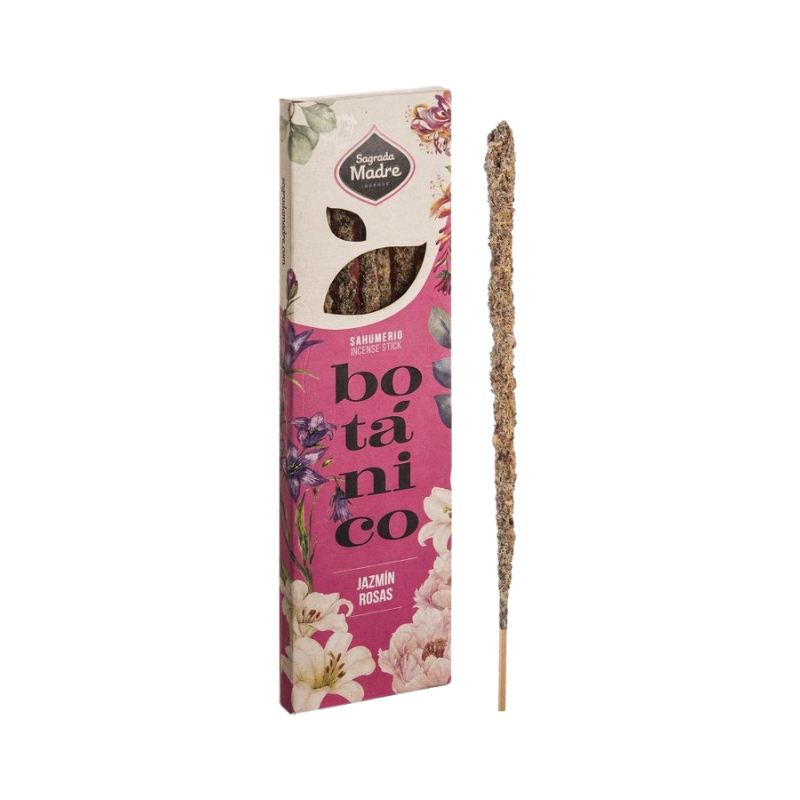 *Gelsomino e Rosa* Incenso Botanico fatto a mano a Base di Frutta - Naturale ed Ecologico al 100% Sagrada Madre