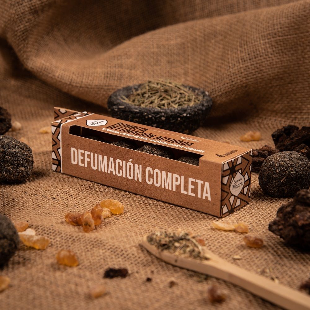 *Pulizia Completa* 4 Bombitas Smudge 100% Biologiche alle Erbe Naturali - Sagrada Madre