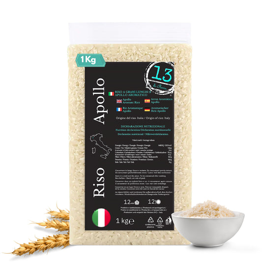 Riso Apollo Italiano 1 kg | L’Alternativa Made in Italy a Basmati e Jasmine