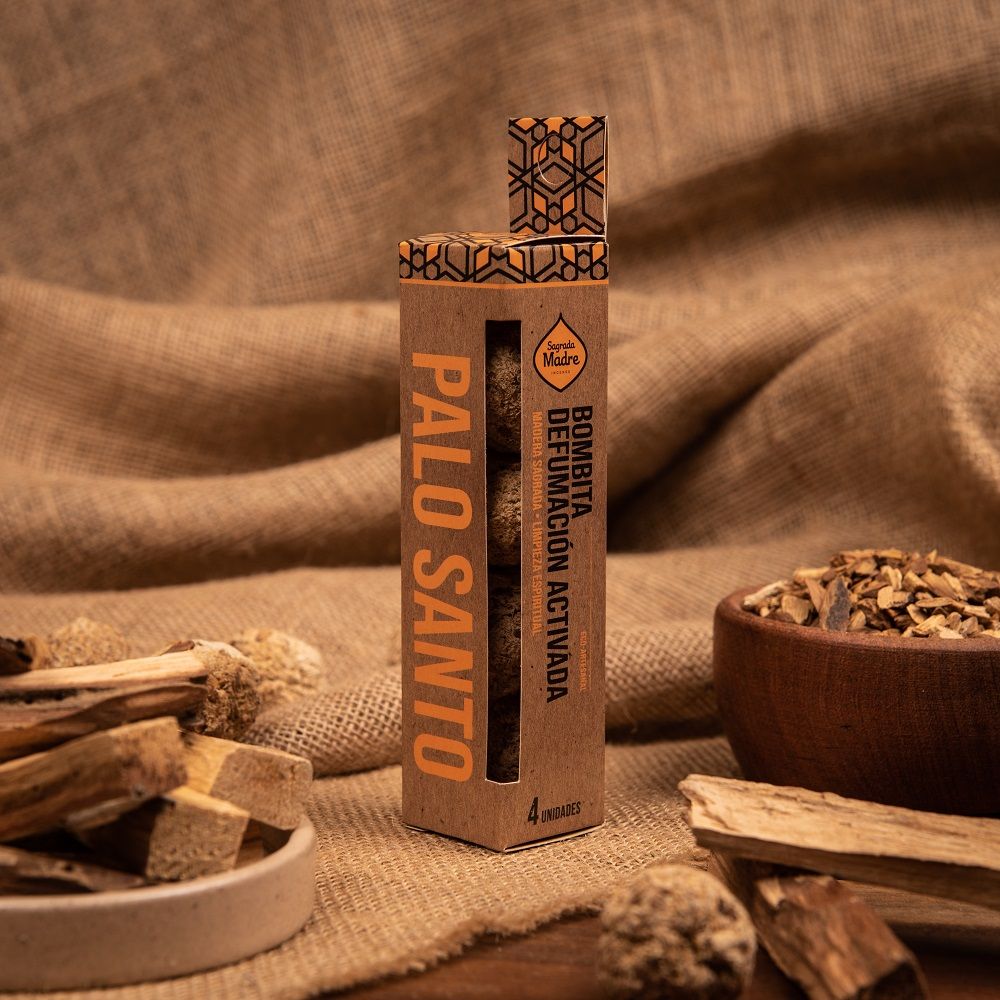 *Palo Santo* 4 Bombitas Smudge 100% Biologiche alle Erbe Naturali - Sagrada Madre