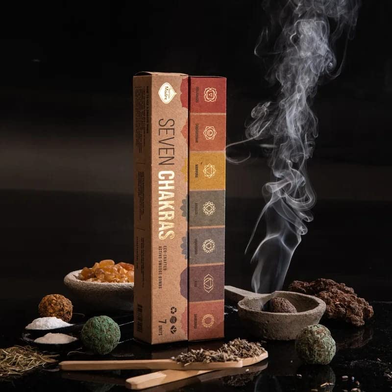 Rituale di Riequilibro dei 7 Chakra - Bombita siete chakras Smudge - Incenso di erbe fatto a mano in Argentina - Sagrada Madre