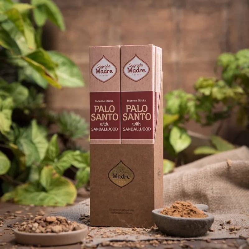 *Palo Santo con Sandalo* Incenso Naturale 100% Sostenibile ed Ecologico Sagrada Madre