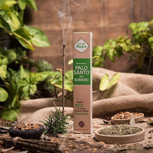 *Palo Santo con Rosmarino* Incenso Naturale 100% Sostenibile ed Ecologico Sagrada Madre