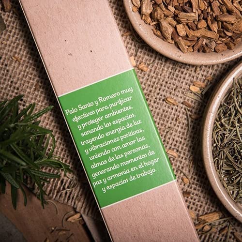 *Palo Santo con Rosmarino* Incenso Naturale 100% Sostenibile ed Ecologico Sagrada Madre