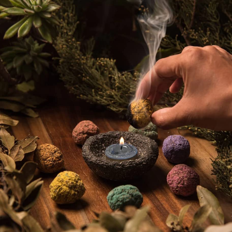 Rituale di Riequilibro dei 7 Chakra - Bombita siete chakras Smudge - Incenso di erbe fatto a mano in Argentina - Sagrada Madre