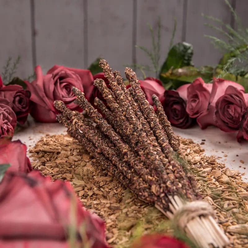 *Palo Santo con Rosa* Incenso Naturale 100% Sostenibile ed Ecologico Sagrada Madre