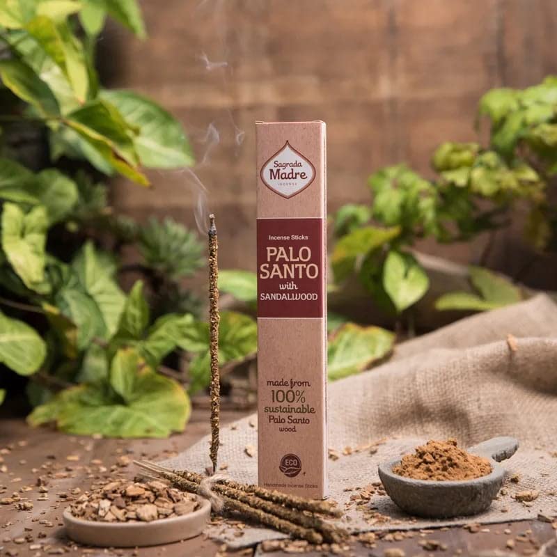 *Palo Santo con Sandalo* Incenso Naturale 100% Sostenibile ed Ecologico Sagrada Madre