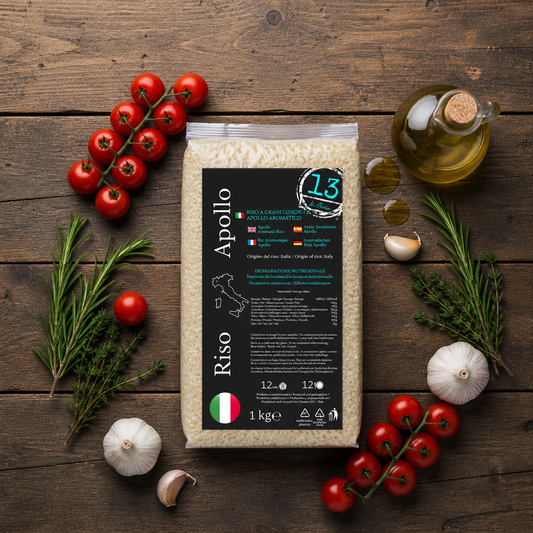 Riso Apollo Italiano 1 kg – Alternativa al Basmati, Aromatico e Leggero