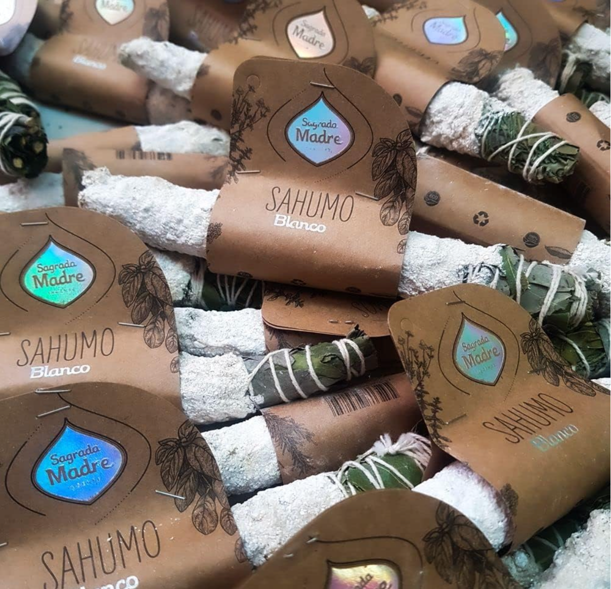 *Sahúmo Bianco - Yagra e Olibano* Smudge Sahumo - Fascio di Erbe Naturali, Fatti a mano in Argentina - Sagrade Madre