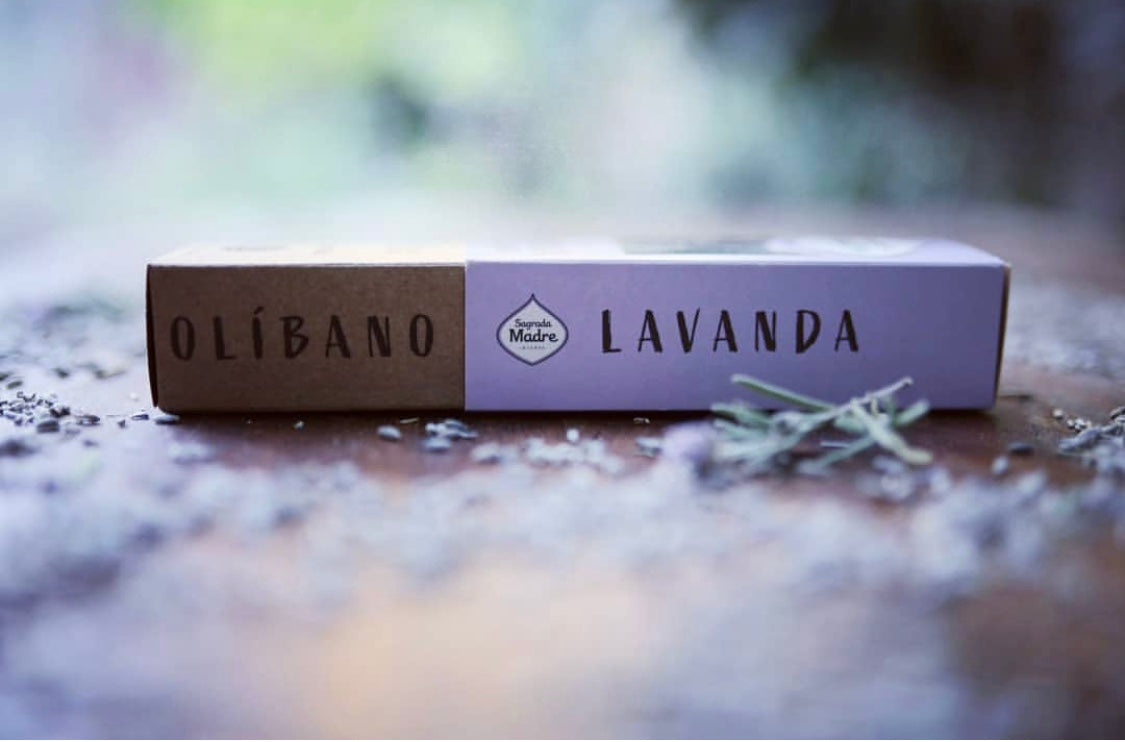 (Lavanda e Olibano) Incenso Naturale di Erbe Selezionate Ecologico al 100% fatti a mano in Argentina - Sagrada Madre
