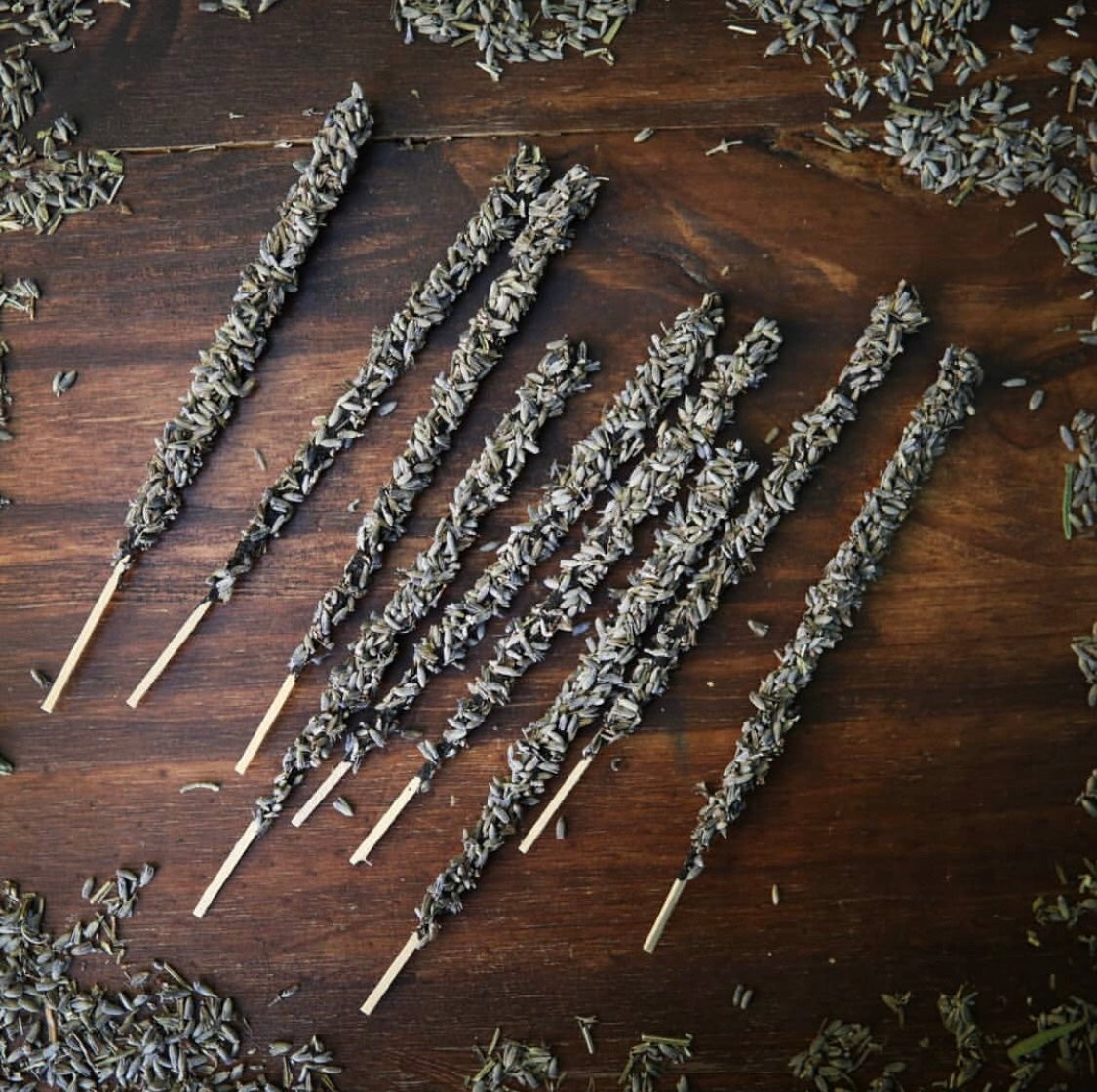 (Lavanda e Olibano) Incenso Naturale di Erbe Selezionate Ecologico al 100% fatti a mano in Argentina - Sagrada Madre