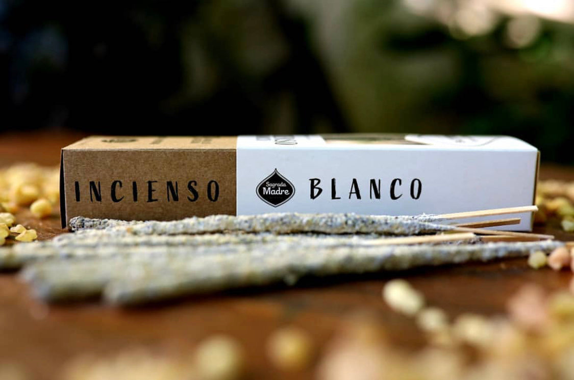 (Olibano Bianco) Incenso Naturale di Erbe Selezionate Ecologico al 100% fatti a mano in Argentina - Sagrada Madre