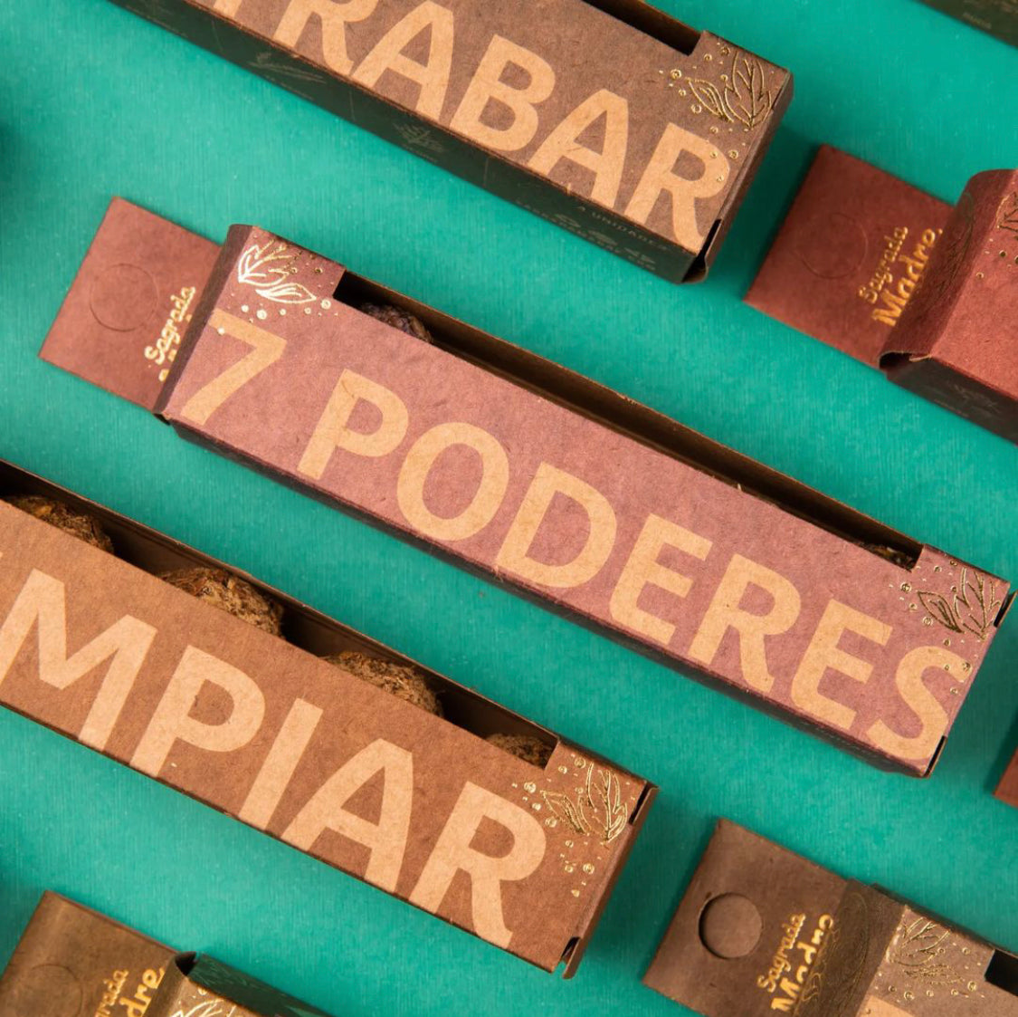 *7 Poteri* Bombitas di Incenso Naturale e Biologico al 100% fatto a mano in Argentina - Sagrada Madre