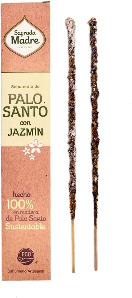 *Palo Santo con Gelsomino* Incenso Naturale 100% Sostenibile ed Ecologico Sagrada Madre