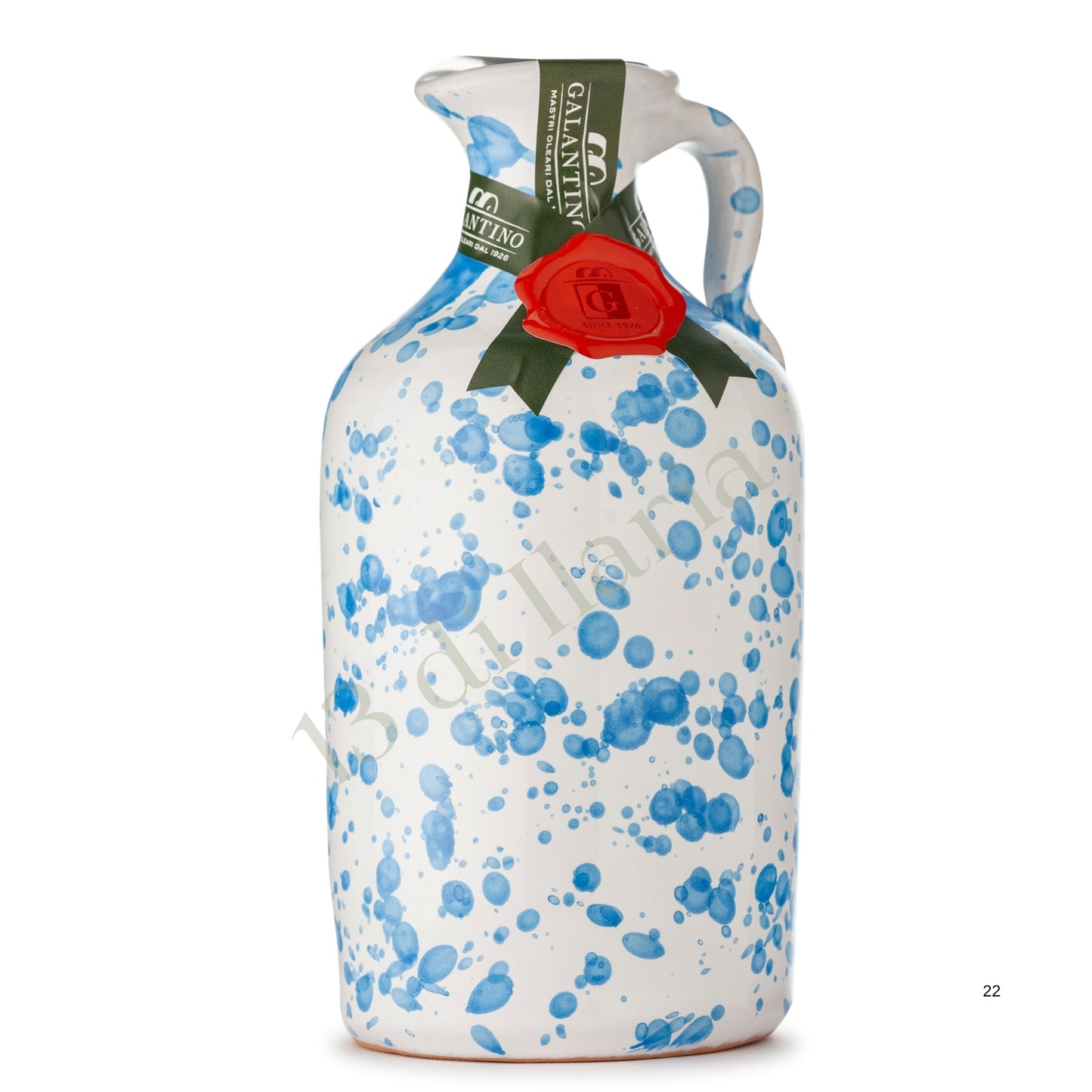 Olio Extra Vergine Fruttato Medio Intenso in Orcio di Ceramica da 250 ml, 100% naturale e artigianale italiano