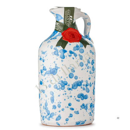 Olio Extra Vergine Fruttato Medio Intenso in Orcio di Ceramica da 250 ml, 100% naturale e artigianale italiano