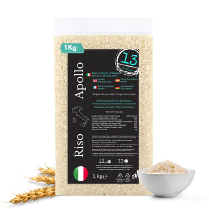 Riso Apollo Italiano 1 kg | L’Alternativa Made in Italy a Basmati e Jasmine