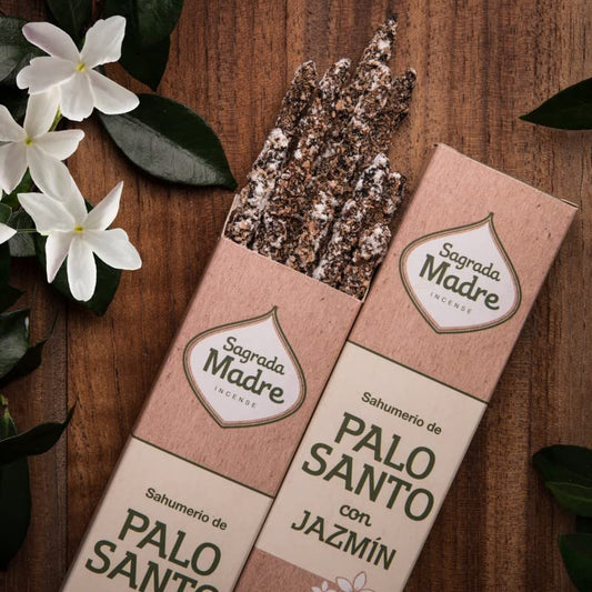 *Palo Santo con Gelsomino* Incenso Naturale 100% Sostenibile ed Ecologico Sagrada Madre