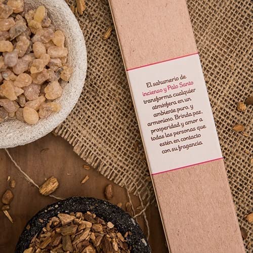 *Palo Santo con Incenso* Incenso Naturale 100% Sostenibile ed Ecologico Sagrada Madre