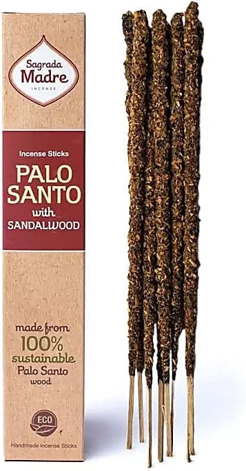 *Palo Santo con Sandalo* Incenso Naturale 100% Sostenibile ed Ecologico Sagrada Madre