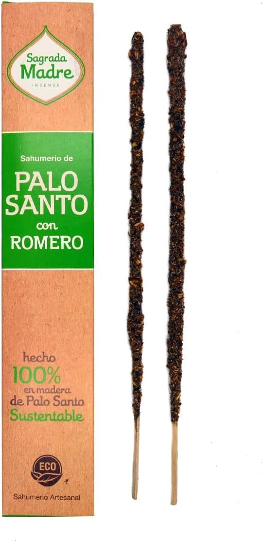 *Palo Santo con Rosmarino* Incenso Naturale 100% Sostenibile ed Ecologico Sagrada Madre