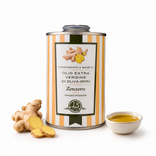 Aceite de Oliva Virgen Extra al Jengibre 250 ml | 100 % Italiano y Natural