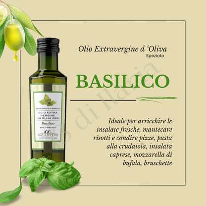 Set 5 Oli EVO Aromatizzati 100ml | Peperoncino, Basilico, Limone, Affiorato, Beltocco | Olio Extravergine di Oliva Pugliese