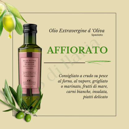 Set 5 Oli EVO Aromatizzati 100ml | Peperoncino, Basilico, Limone, Affiorato, Beltocco | Olio Extravergine di Oliva Pugliese