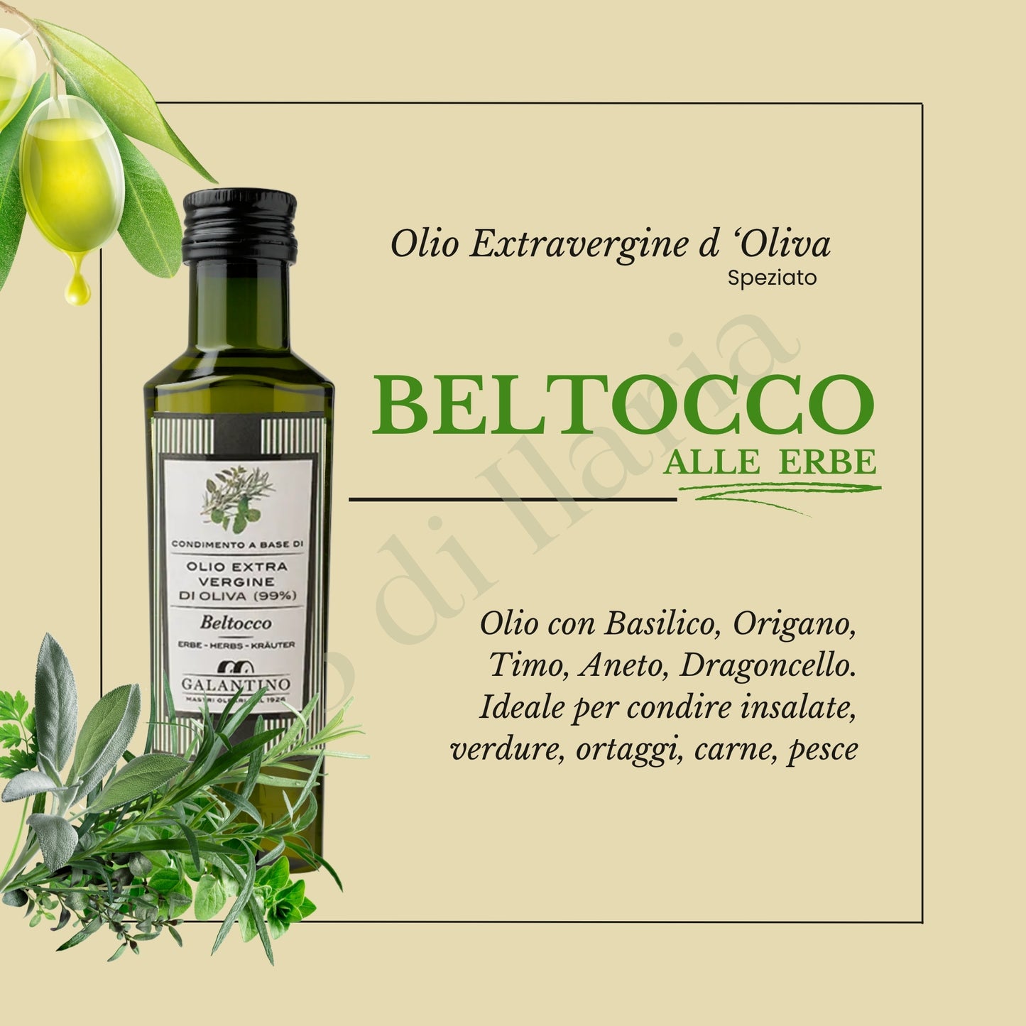 Set 5 Oli EVO Aromatizzati 100ml | Peperoncino, Basilico, Limone, Affiorato, Beltocco | Olio Extravergine di Oliva Pugliese