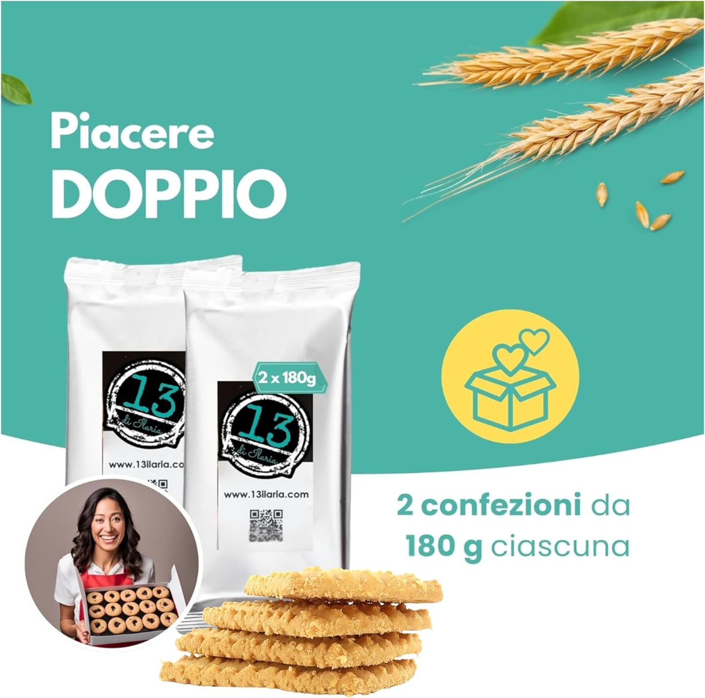Biscotti al Riso 150 g | Frolla Artigianale con Farina di Riso di Vercelli