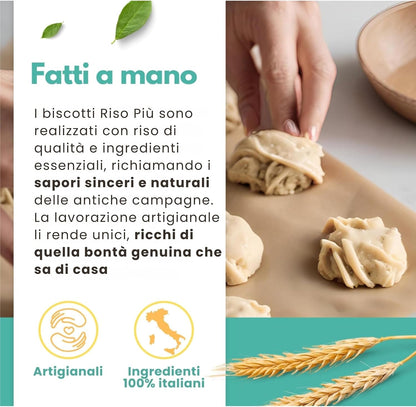 Biscotti al Riso 150 g | Frolla Artigianale con Farina di Riso di Vercelli