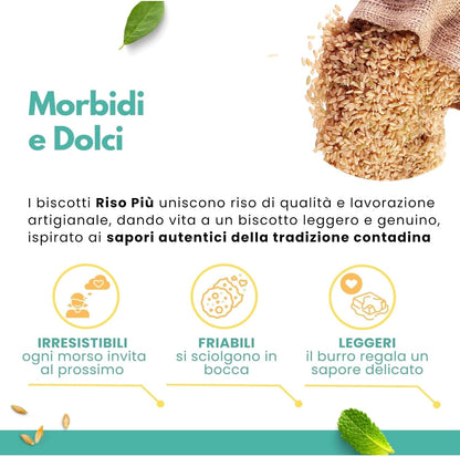 Biscotti al Riso 150 g | Frolla Artigianale con Farina di Riso di Vercelli