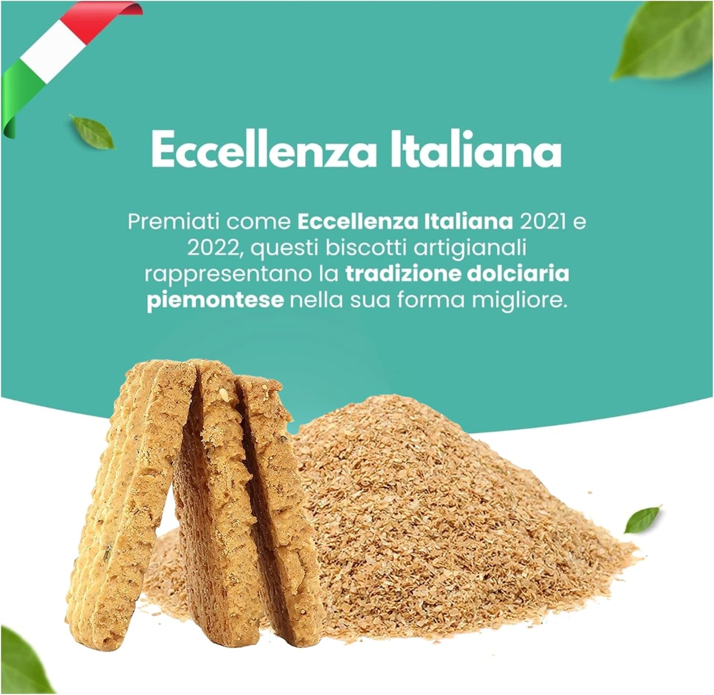 Biscotti Artigianali ai 9 Cereali 150 g | Frolla con Burro | Made in Italy