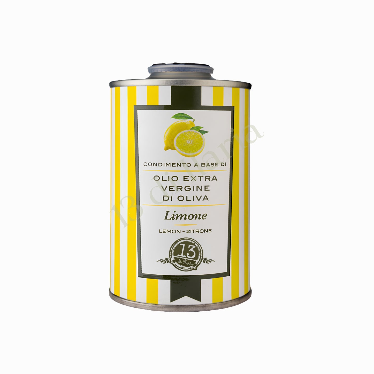 Huile de citron 100 % naturelle 250 ml | Huile d'olive extra vierge artisanale italienne, arôme frais et vivifiant pour salades, poissons et plats méditerranéens