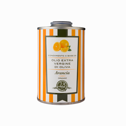 Huile d'orange 100% naturelle 250ml – Huile d'olive extra vierge artisanale italienne, saveur d'agrumes pour salades, poissons et desserts