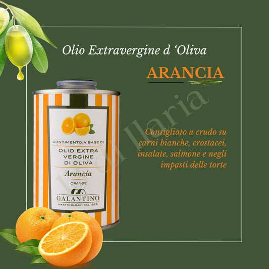 Olio all’Arancia 100% Naturale 250 ml – EVO artigianale italiano, aroma agrumato per insalate, pesce e dessert