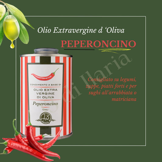 Olio EVO al Peperoncino 250ml | Condimento Piccante Italiano