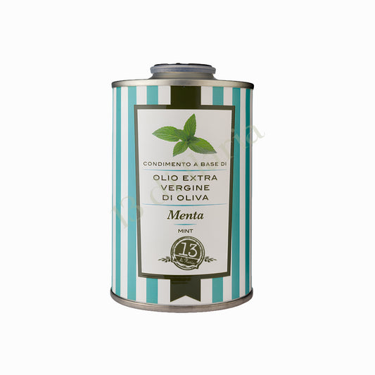 Olio alla Menta 100% Naturale 250 ml | EVO artigianale italiano, aroma fresco e profumato per insalate, dessert e piatti estivi