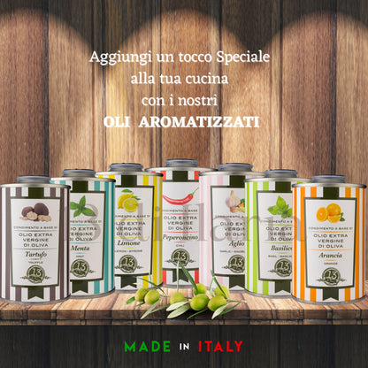 Olio alla Menta 100% Naturale 250 ml | EVO artigianale italiano, aroma fresco e profumato per insalate, dessert e piatti estivi