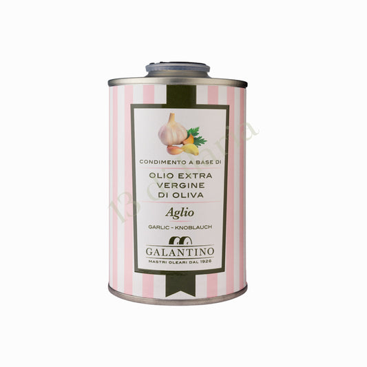Olio all’Aglio 100% Naturale 250 ml | EVO artigianale italiano, aroma deciso e saporito per pasta, carne e verdure grigliate