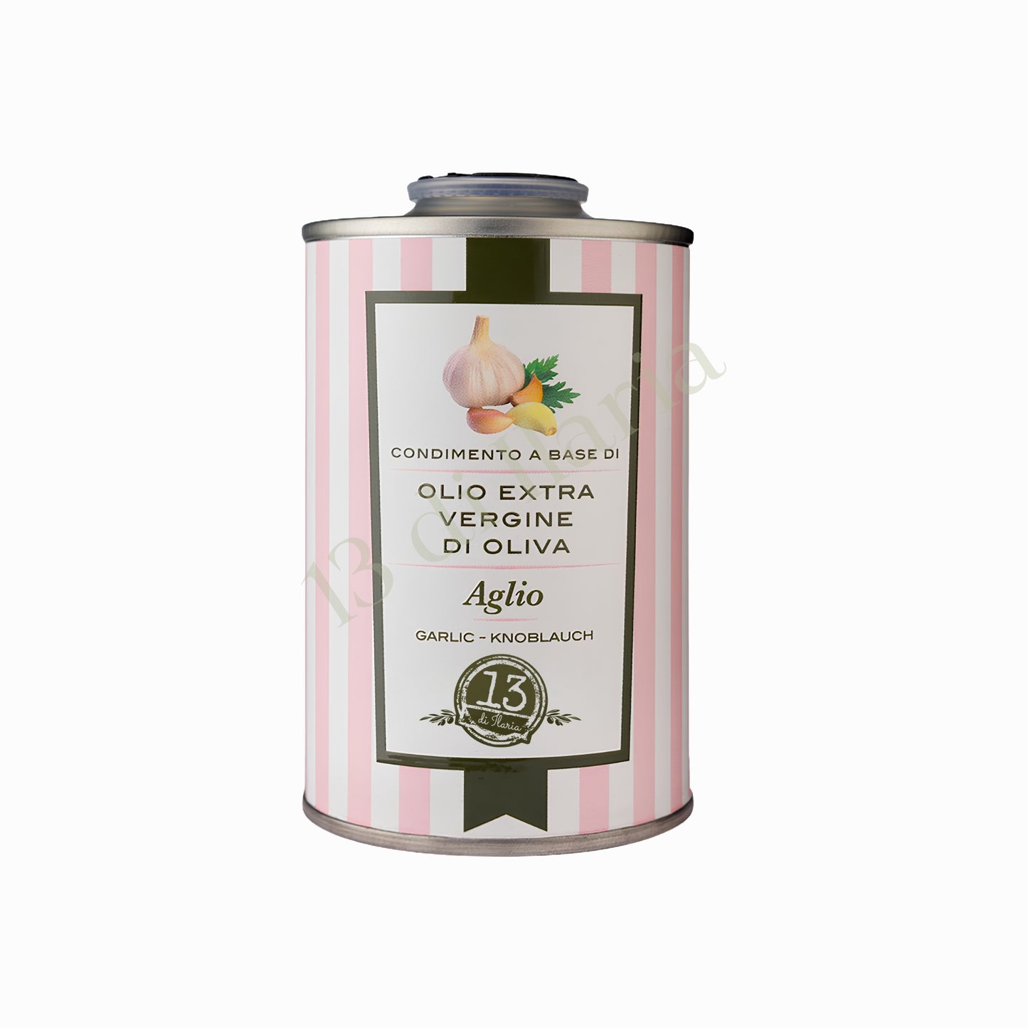 Olio all’Aglio 100% Naturale 250 ml | EVO artigianale italiano, aroma deciso e saporito per pasta, carne e verdure grigliate
