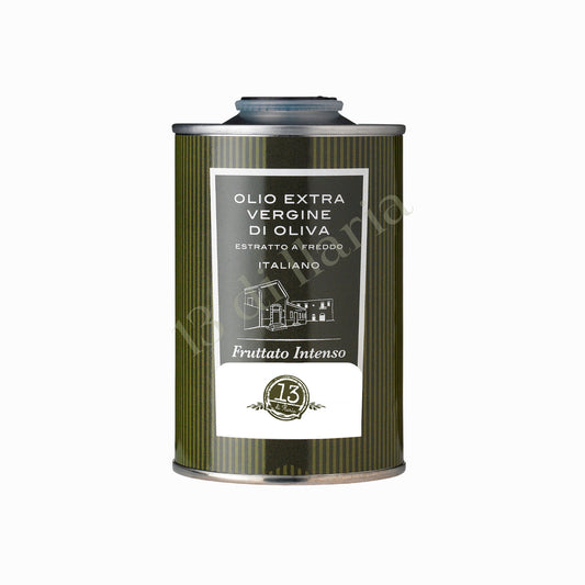 Olio Fruttato Intenso 100% Naturale 250 ml | EVO artigianale italiano, aroma robusto e deciso per carni, verdure grigliate e bruschette