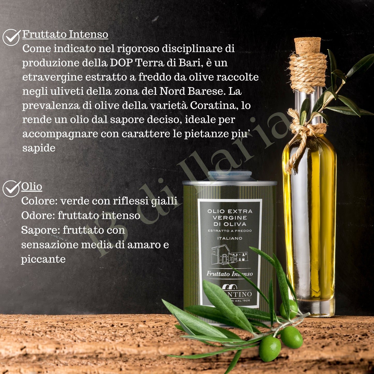 Olio Fruttato Intenso 100% Naturale 250 ml | EVO artigianale italiano, aroma robusto e deciso per carni, verdure grigliate e bruschette