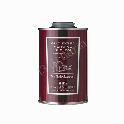 Olio Fruttato Leggero 100% Naturale 250 ml | EVO artigianale italiano, aroma delicato e fresco per verdure crude, pesce e dessert