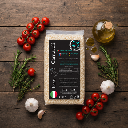 Riso Carnaroli Italiano 1 kg | Il Riso dei Grandi Chef per Risotti Perfetti