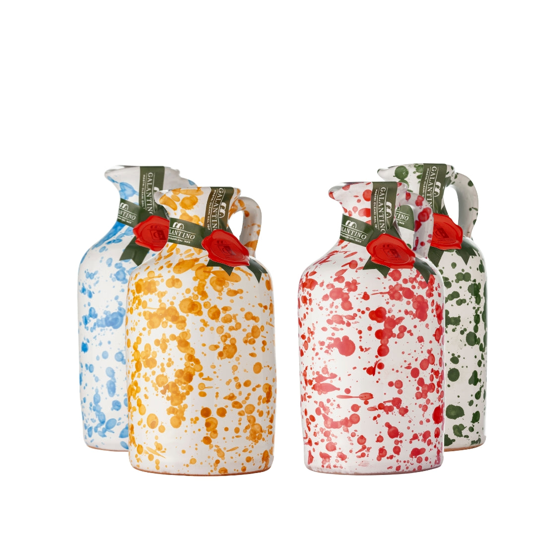 Olio Extra Vergine Fruttato Medio Intenso in Orcio di Ceramica da 250 ml, 100% naturale e artigianale italiano